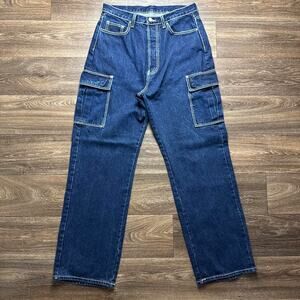 Blue MNML Cargo Jeans